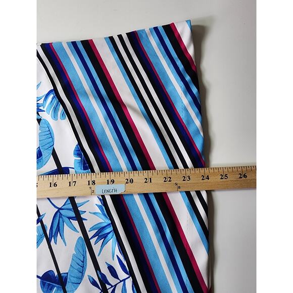 TAIL Women's Sleeveless Blue Tropical Active Golf Top SZ S - Picture 7 of 7